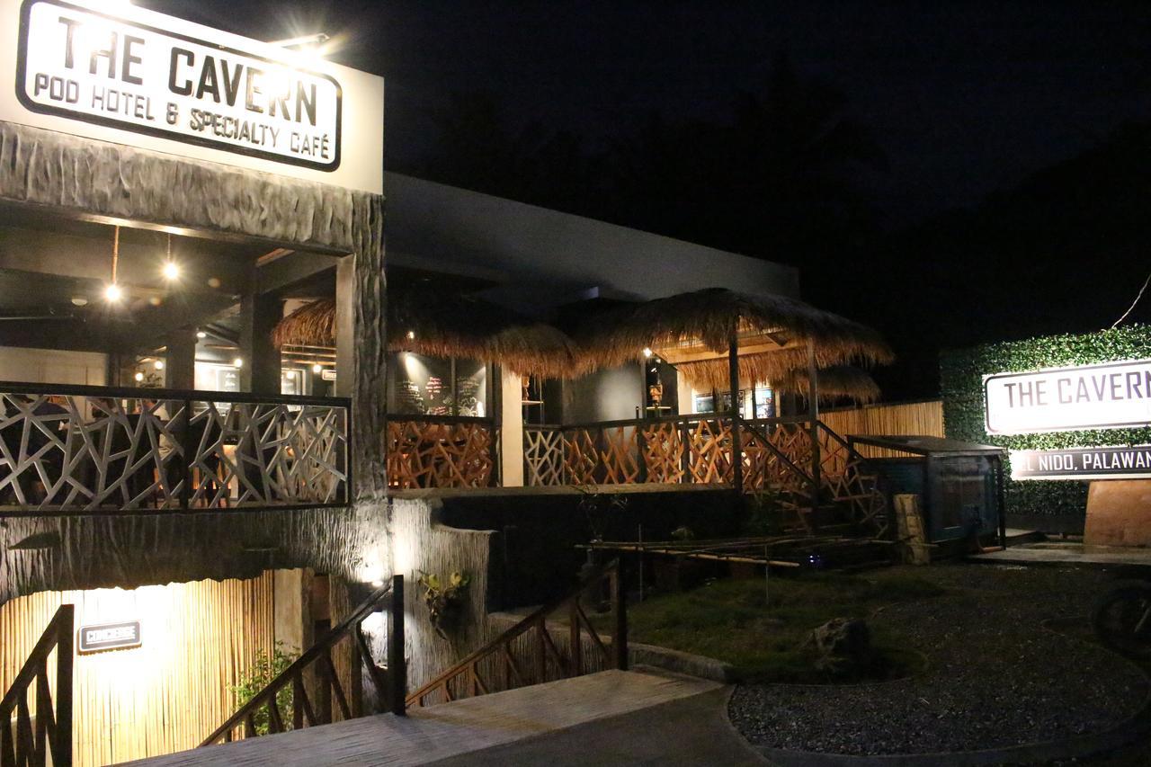 The Cavern Pod Hotel & Specialty Cafe El Nido Bagian luar foto
